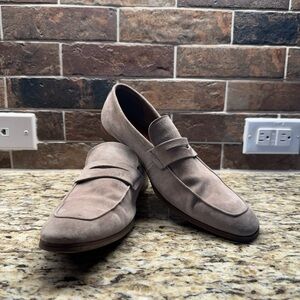 Aldo Men's Suede Slip-On Loafers - Light Brown